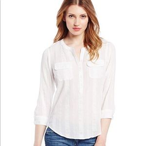Women’s lucky brand Davis popover blouse size md